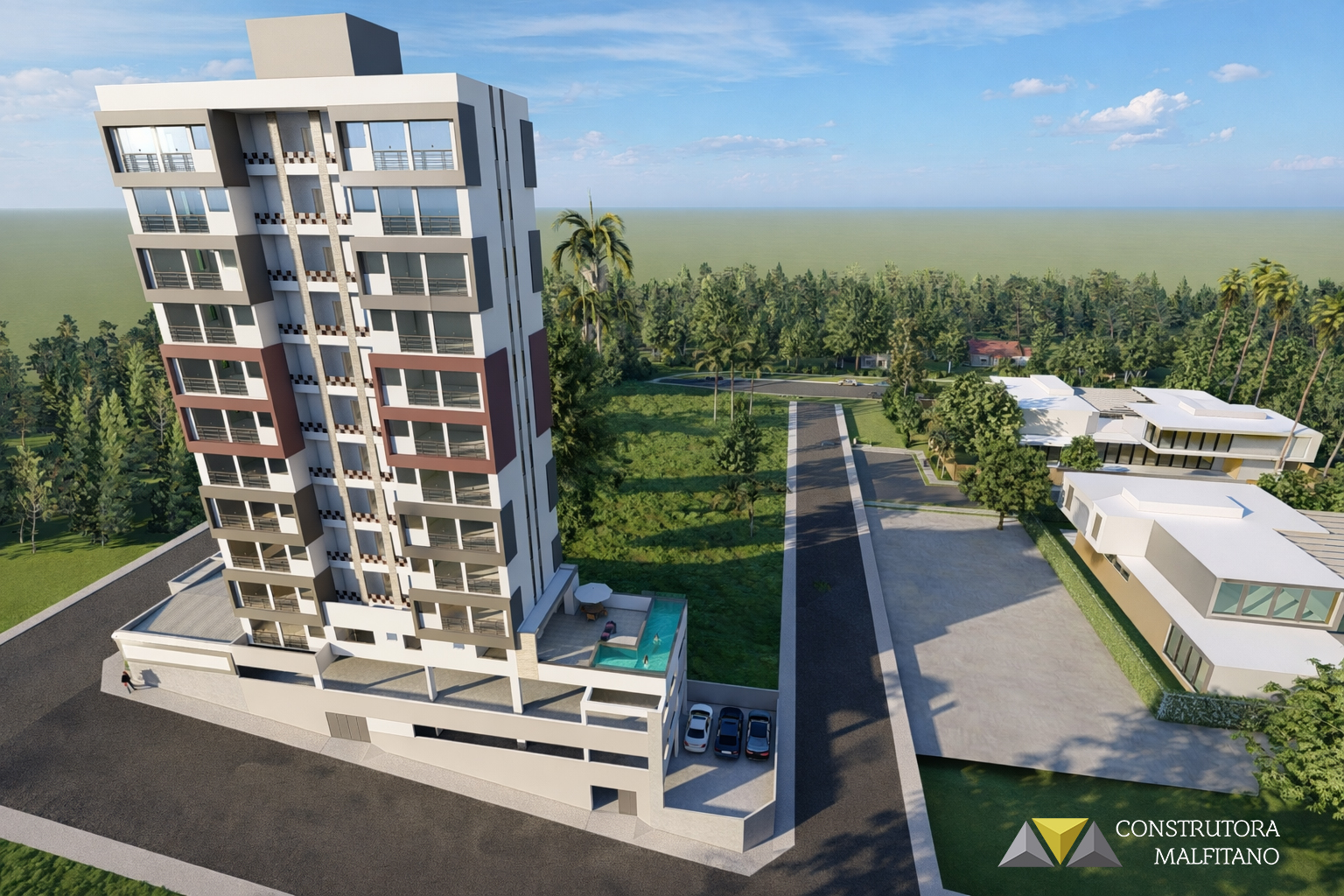 Perspectiva com Logo